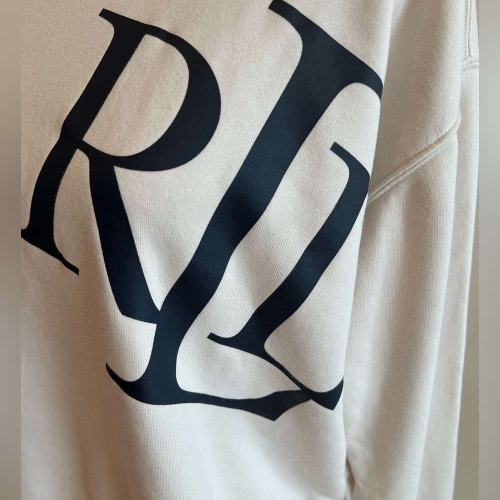 Ralph Lauren Cream and Black Sweatshirt - Picture 2 of 9